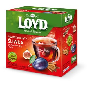 Herbata Loyd Rozgrzewająca Śliwka z Cynamonem i Figą 20x2g - opinie w konesso.pl